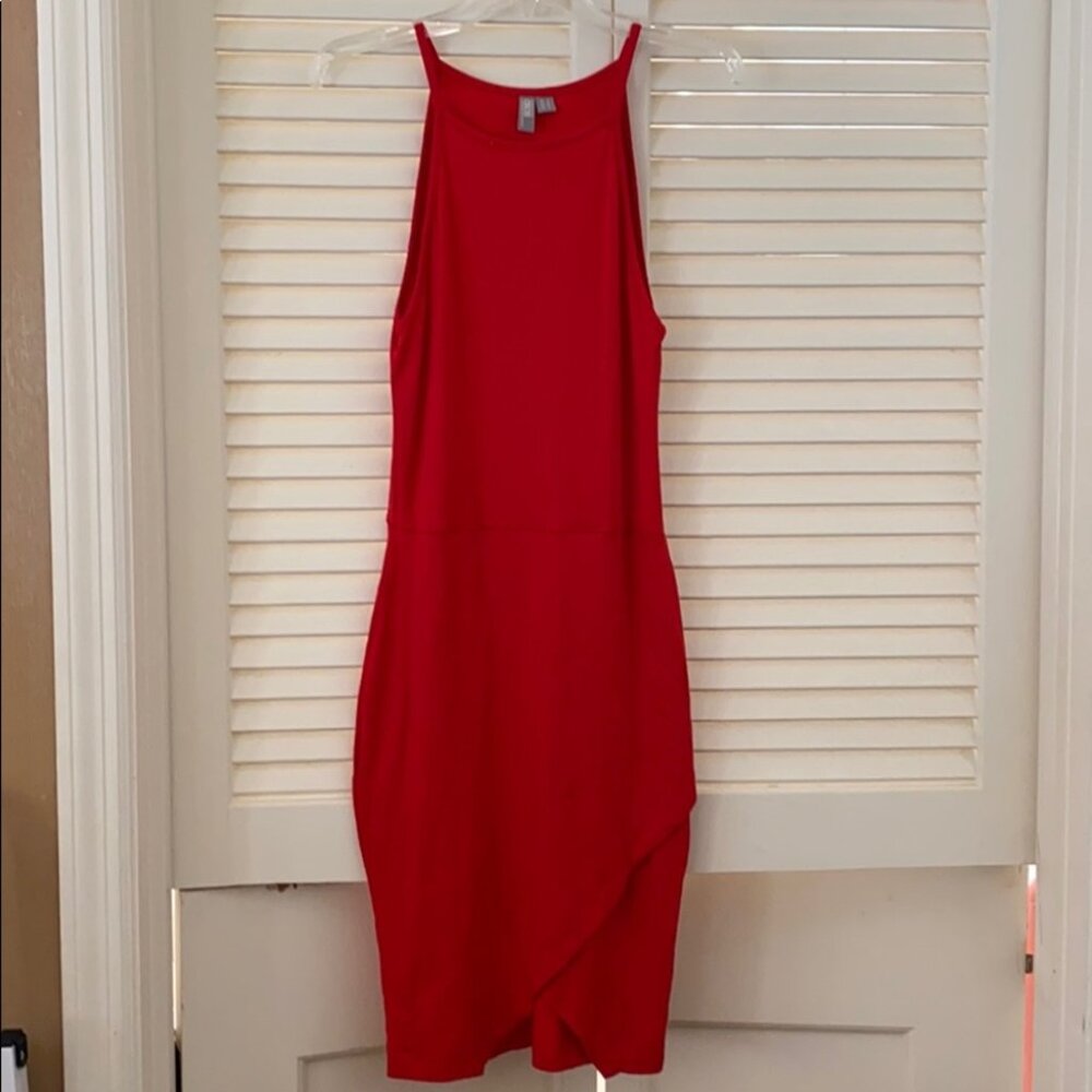 Red sleeveless dress NWOT